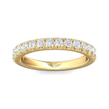 Sugarock Micropave 18K Yellow Gold Wedding Band DEF VVS-VS