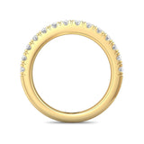 Sugarock Micropave 18K Yellow Gold Wedding Band DEF VVS-VS