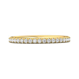 Sugarock Micropave 18K Yellow Gold Wedding Band DEF VVS-VS