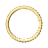 Sugarock Micropave 18K Yellow Gold Wedding Band DEF VVS-VS