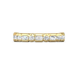 Sugarock Classic Diamond Bands 18K Yellow Gold Anniversary Band DEF VVS-VS