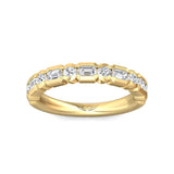 Sugarock Classic Diamond Bands 18K Yellow Gold Anniversary Band DEF VVS-VS