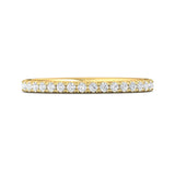 Sugarock Micropave 18K Yellow Gold Wedding Band DEF VVS-VS