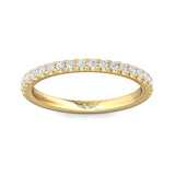Sugarock Micropave 18K Yellow Gold Wedding Band DEF VVS-VS