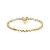 Sugarock Classic Diamond Bracelets 18K Yellow Gold Bracelet DEF VVS-VS