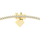 Sugarock Classic Diamond Necklace 18K Yellow Gold Necklace DEF VVS-VS