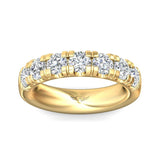 Sugarock Micropave 18K Yellow Gold Wedding Band DEF VVS-VS