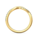 Sugarock Micropave 18K Yellow Gold Wedding Band DEF VVS-VS