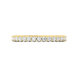 Sugarock Channel/Shared Prong 18K Yellow Gold Wedding Band DEF VVS-VS