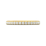 Sugarock Micropave 18K Yellow Gold Wedding Band DEF VVS-VS
