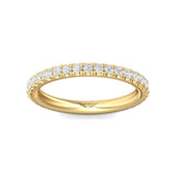 Sugarock Micropave 18K Yellow Gold Wedding Band DEF VVS-VS