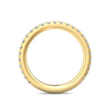 Sugarock Micropave 18K Yellow Gold Wedding Band DEF VVS-VS
