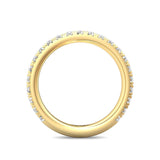 Sugarock Micropave 18K Yellow Gold Wedding Band DEF VVS-VS