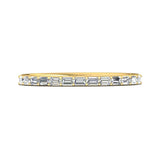 Sugarock Channel/Shared Prong 18K Yellow Gold Wedding Band DEF VVS-VS