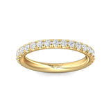 Sugarock Micropave 18K Yellow Gold Wedding Band DEF VVS-VS