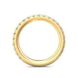 Sugarock Micropave 18K Yellow Gold Wedding Band DEF VVS-VS