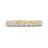 Sugarock Micropave 18K Yellow Gold Wedding Band DEF VVS-VS