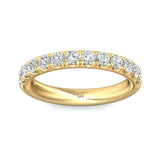 Sugarock Micropave 18K Yellow Gold Wedding Band DEF VVS-VS