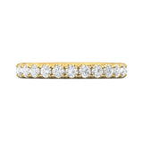 Sugarock Micropave 18K Yellow Gold Wedding Band DEF VVS-VS