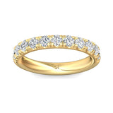Sugarock Micropave 18K Yellow Gold Wedding Band DEF VVS-VS