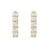 Sugarock Classic Diamond Earrings 18K Yellow Gold Earring DEF VVS-VS