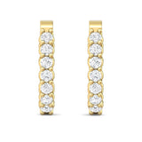 Sugarock Classic Diamond Earrings 18K Yellow Gold Earring DEF VVS-VS