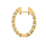 Sugarock Classic Diamond Earrings 18K Yellow Gold Earring DEF VVS-VS