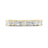 Sugarock Classic Diamond Bands 18K Yellow Gold Anniversary Band DEF VVS-VS