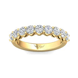 Sugarock Classic Diamond Bands 18K Yellow Gold Anniversary Band DEF VVS-VS