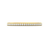 Sugarock Micropave 18K Yellow Gold Wedding Band DEF VVS-VS