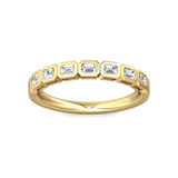 Sugarock Classic Diamond Bands 18K Yellow Gold Anniversary Band DEF VVS-VS