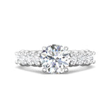 Sugarock Encore 14K White Gold Engagement Ring DEF VVS-VS