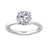 Sugarock Solitaire 14K White Gold Engagement Ring DEF VVS-VS
