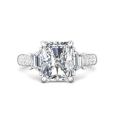 Sugarock Encore 14K White Gold Engagement Ring DEF VVS-VS