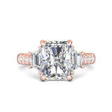 Sugarock Encore 14K Rose Gold Engagement Ring DEF VVS-VS