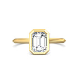 Sugarock Solitaire 14K Yellow Gold Engagement Ring DEF VVS-VS