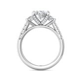 Sugarock Encore 14K White Gold Engagement Ring DEF VVS-VS