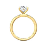 Sugarock Solitaire 14K Yellow Gold Engagement Ring DEF VVS-VS