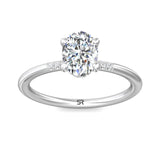 Sugarock Solitaire Platinum Engagement Ring DEF VVS-VS