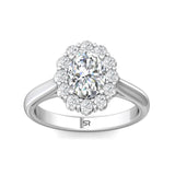 Sugarock Solitaire 14K White Gold Engagement Ring DEF VVS-VS