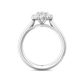 Sugarock Solitaire 14K White Gold Engagement Ring DEF VVS-VS