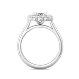 Sugarock Solitaire 14K White Gold Engagement Ring DEF VVS-VS