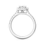 Sugarock Classic Diamond Rings 14K White Gold Engagement Ring DEF VVS-VS