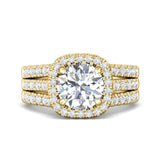 Sugarock Encore 14K Yellow Gold Engagement Ring DEF VVS-VS
