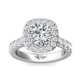 Sugarock Encore 14K White Gold Engagement Ring DEF VVS-VS