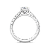Sugarock Encore 14K White Gold Engagement Ring DEF VVS-VS