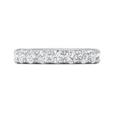 Sugarock Classic Diamond Bands 14K White Gold Anniversary Band DEF VVS-VS