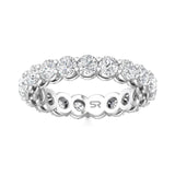 Sugarock Classic Diamond Bands 14K White Gold Anniversary Band DEF VVS-VS