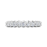 Sugarock Classic Diamond Bands 14K White Gold Anniversary Band DEF VVS-VS