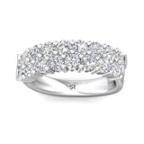Sugarock Classic Diamond Bands 14K White Gold Anniversary Band DEF VVS-VS